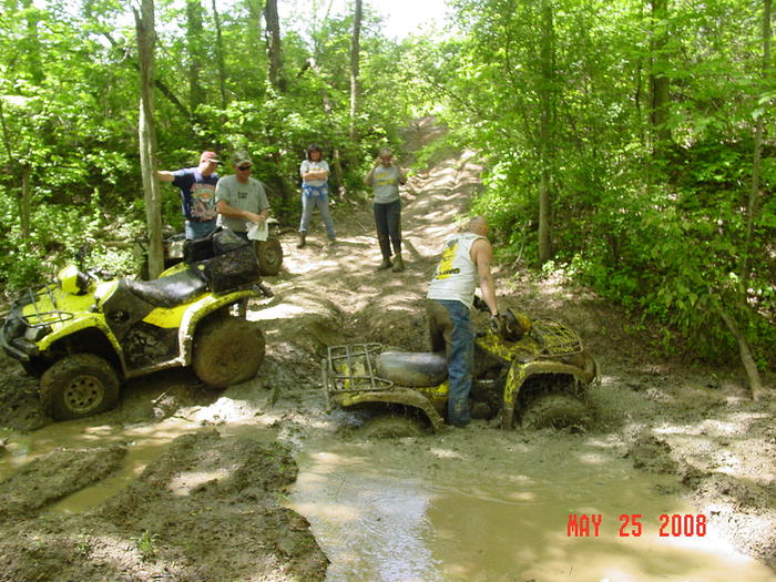 Brad in Mud Hole 05/05/08