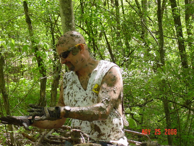 Brad in Mud Hole 05/05/08