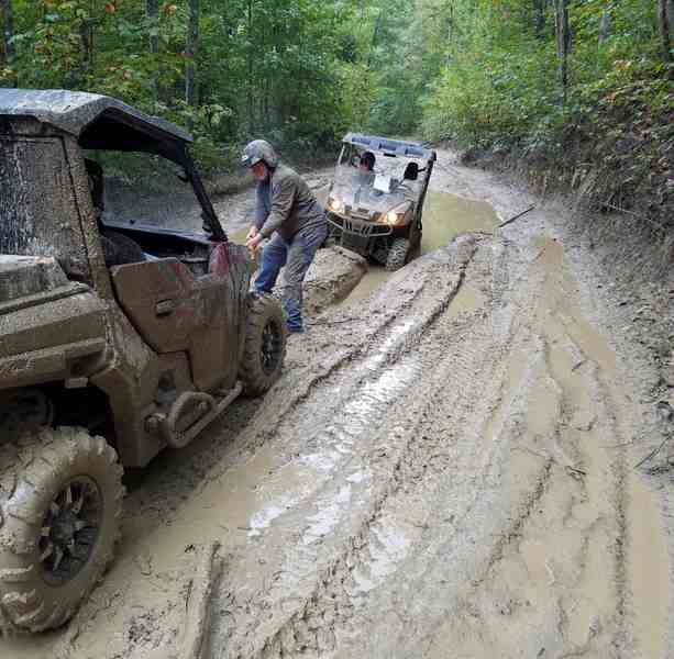 Brian and Tina in Mud Hole