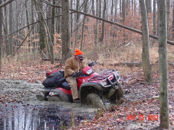 Randy in Alloy Mud Bog 11/27/07