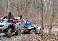 Anthony Stuck in Mud Hole 11/06/10