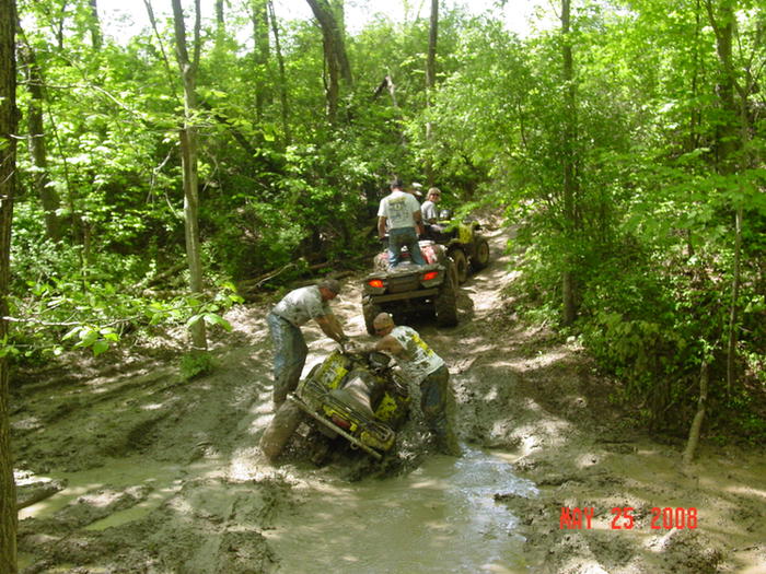 Brad in Mud Hole 05/05/08