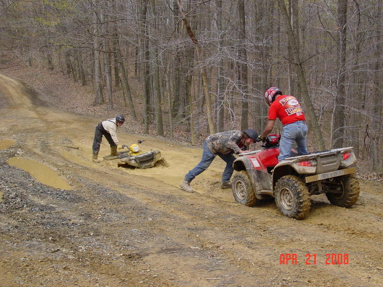 Dale in Mud 04/21/08
