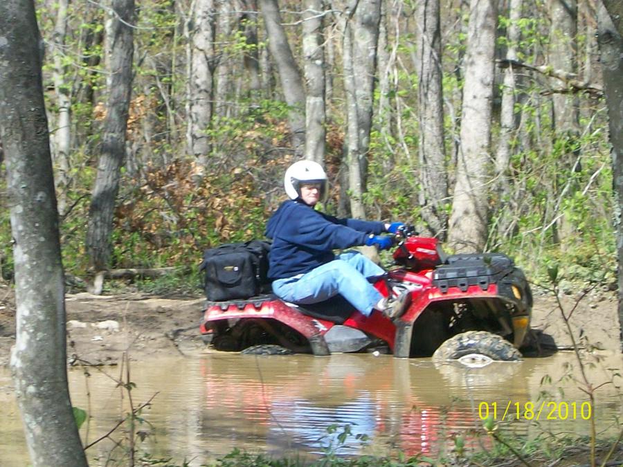 Lori in Mud Hole 05/08/11
