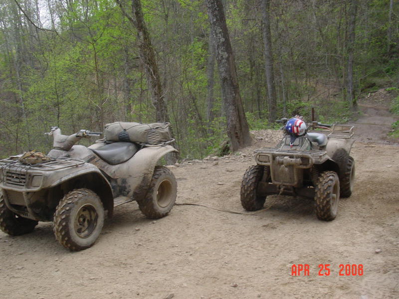 Vic Being Towed 04/25/08